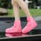 Reusable Waterproof PVC Shoe Covers High Top Rain Snow Boot Protectors For Outdoor Wear 8