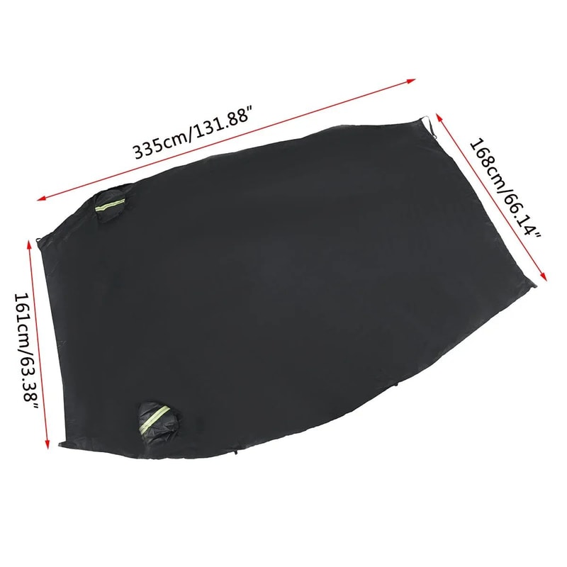 Universal Half Car Cover Waterproof Sun UV Snow Dust Protection Durable 190T Reflective Car Sun Sh 8