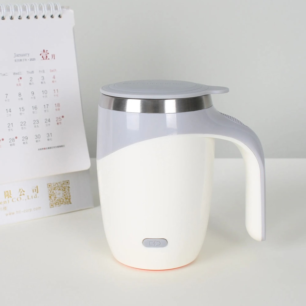 Automatic SelfStirring Stainless Steel Mug USB Rechargeable Electric Coffee Mixing Thermal Cup 7