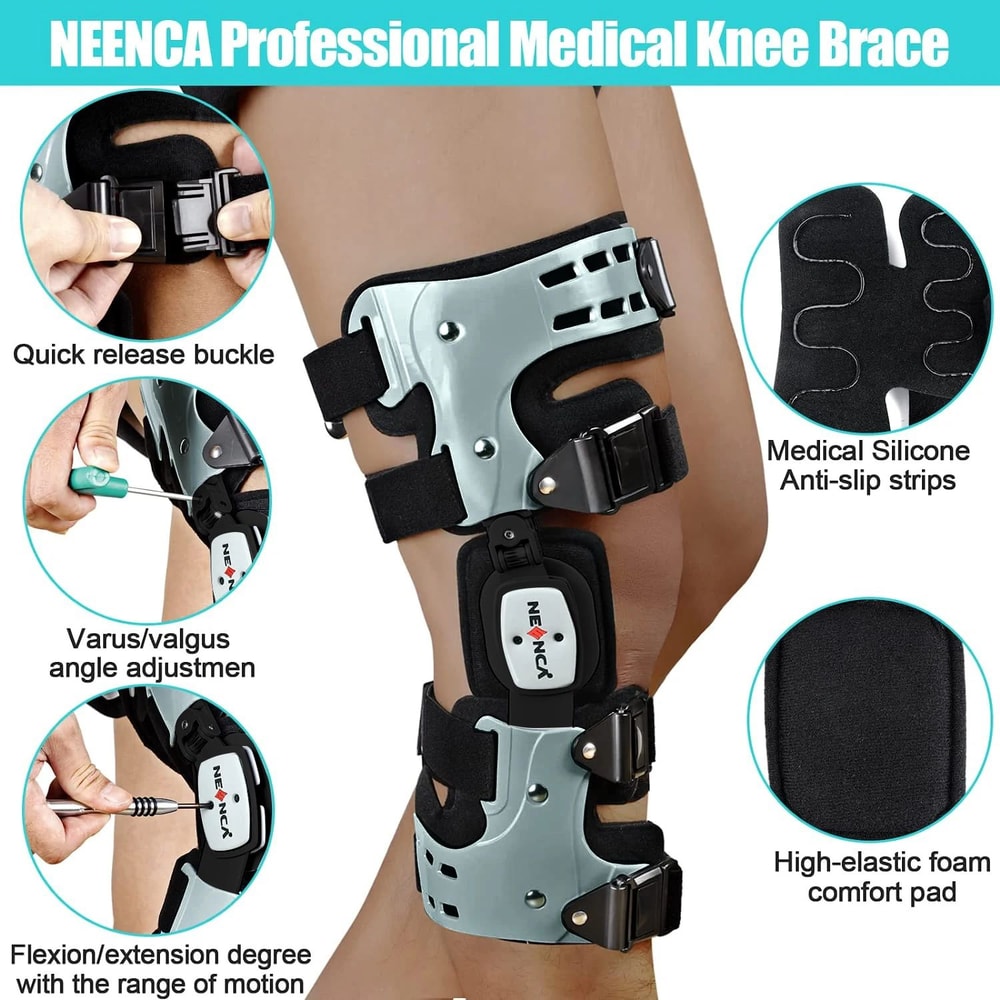 NEENCA OA Unloader Knee Brace Adjustable Support For Arthritis Osteoarthritis Cartilage Relief 1