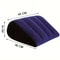 Inflatable PVC Flocking Wedge Pillow Soft Triangle Cylinder Support Cushion 6