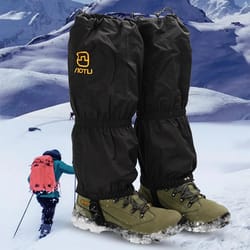 waterproof trail leg gaiters – adjustable snow & sandproof boot covers for hiking & hunting
