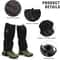 Waterproof Trail Leg Gaiters Adjustable Snow Sandproof Boot Covers For Hiking Hunting 3