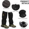Waterproof Trail Leg Gaiters Adjustable Snow Sandproof Boot Covers For Hiking Hunting 3