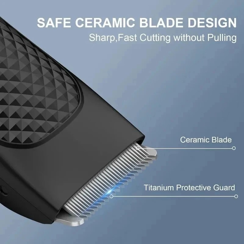 PowerGlide Pro Mens Electric Groin Hair Trimmer Waterproof Rechargeable Pubic Body Grooming Shave 5