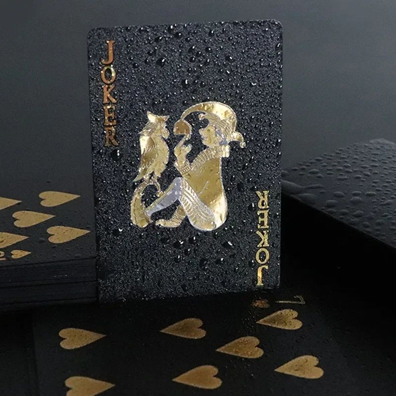 Royal Skull Waterproof Playing Cards Luxury Gold Silver Foil Poker Deck 3