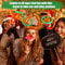 Festive Reindeer Antler Ring Toss Game Inflatable Christmas Party Hat For Kids Adults 3