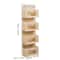 SpaceNest 4Tier OvertheDoor Hanging Organizer Fabric Storage Bag For Underwear Socks Small Items 5