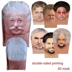 phantomflex 3d full face mask – double-sided printed elastic balaclava hood for halloween & cosplay