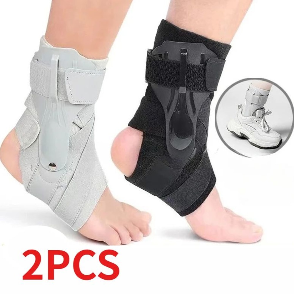 StabiliStep Ankle Brace With Side Stabilizers Adjustable Sprain Support Tendonitis Recovery Splin 0