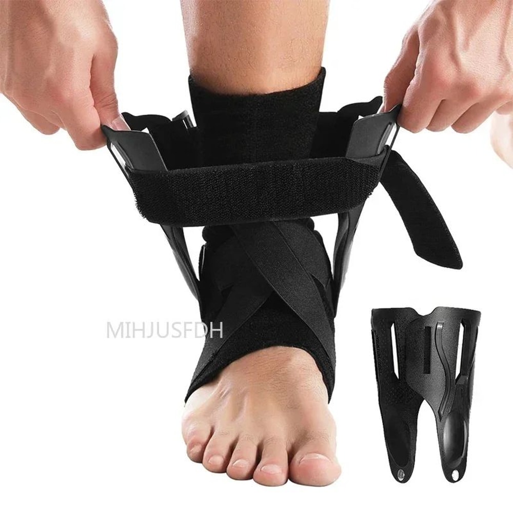 StabiliStep Ankle Brace With Side Stabilizers Adjustable Sprain Support Tendonitis Recovery Splin 2