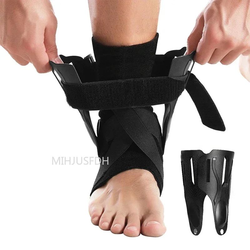 StabiliStep Ankle Brace With Side Stabilizers Adjustable Sprain Support Tendonitis Recovery Splin 2