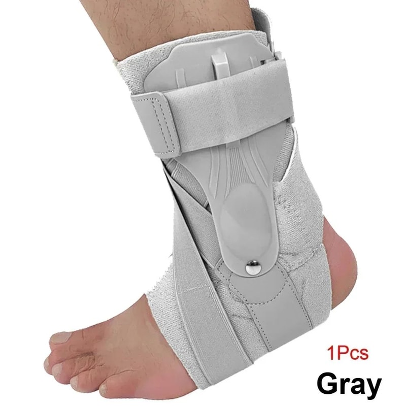 StabiliStep Ankle Brace With Side Stabilizers Adjustable Sprain Support Tendonitis Recovery Splin 9