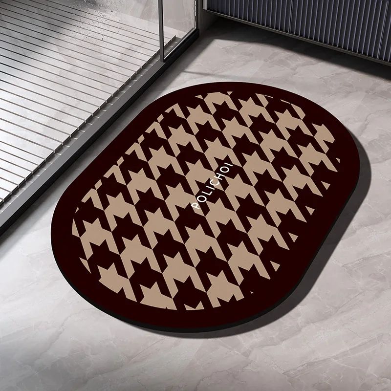 AquaStone QuickDry Diatomite Bath Mat Absorbent AntiSlip Bathroom Floor Rug 19