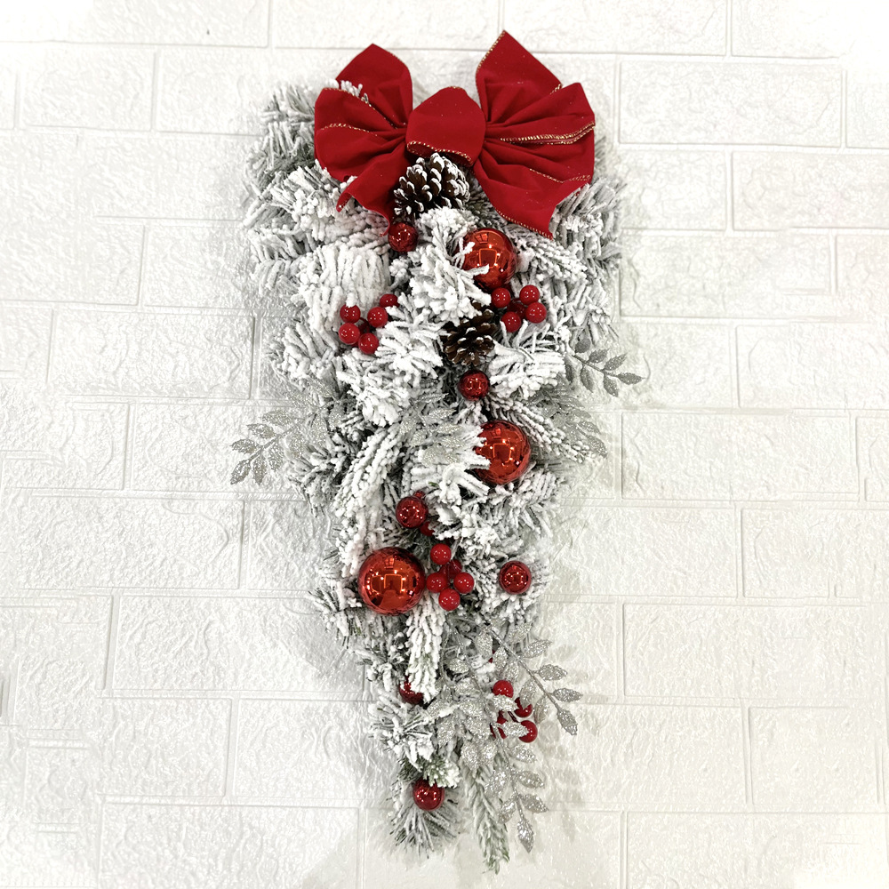 Premium Christmas Wreath for Front Door & Garden | Durable Holiday Garland for Home Decor