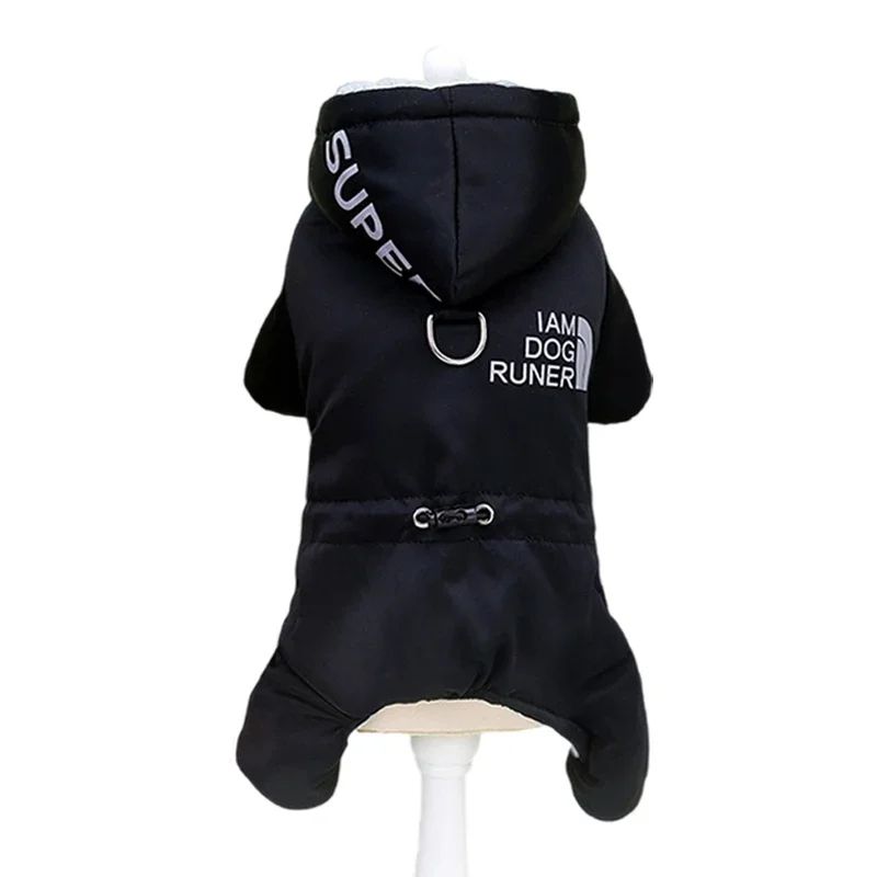 FrostPaws Thicken Waterproof Dog Jumpsuit Warm Winter Hoodie Coat For Small Dogs 6