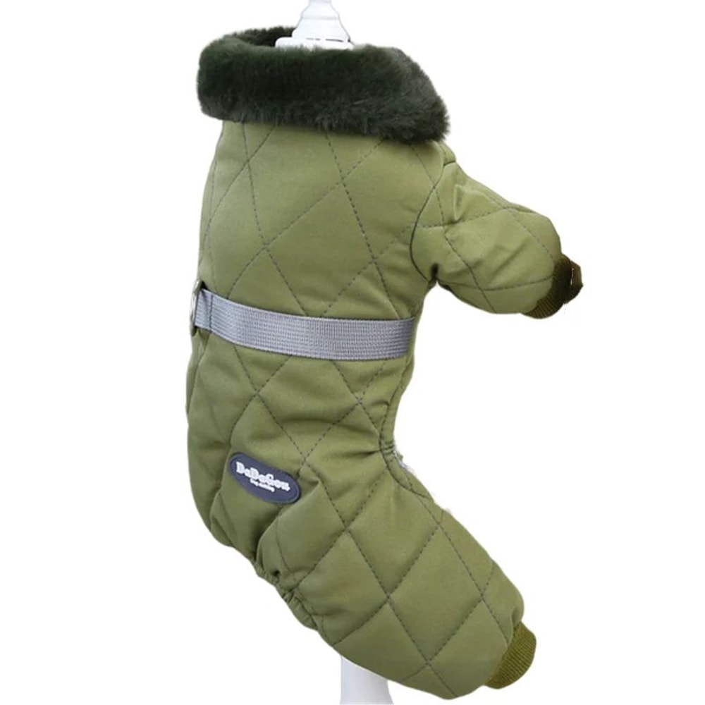 FrostPaws Thicken Waterproof Dog Jumpsuit Warm Winter Hoodie Coat For Small Dogs 9