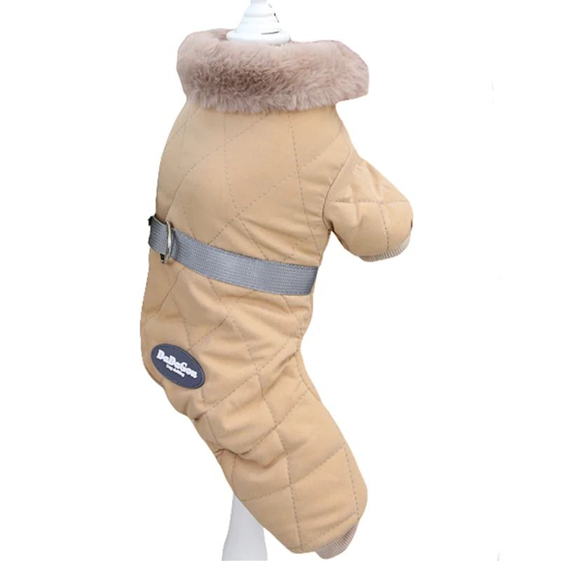 FrostPaws Thicken Waterproof Dog Jumpsuit Warm Winter Hoodie Coat For Small Dogs 10