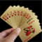 55pcs RoyalLux 24K Gold Foil Playing Cards Waterproof Plastic Poker Deck 3