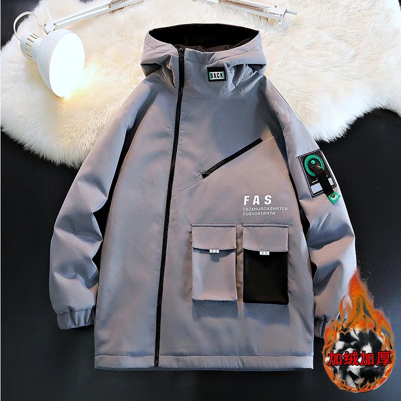 AeroFlex Mens Hooded Pilot Jacket ZipUp Baseball Style Streetwear Coat 7