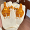 ALLTOOALL Cute 3D Cat Ball MidCalf Socks Korean Style Funny Womens Crew Socks 6
