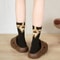 ALLTOOALL Cute 3D Cat Ball MidCalf Socks Korean Style Funny Womens Crew Socks 9