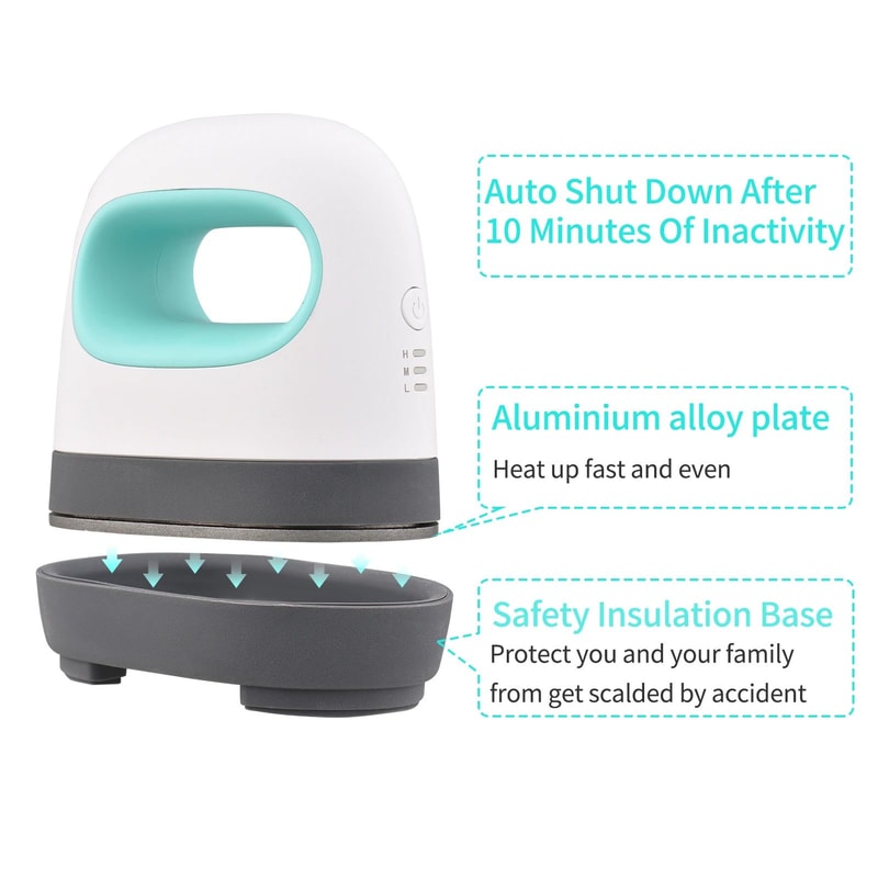 Portable Mini Heat Press Machine For TShirts HTV Vinyl 3 Temperature Easy Press Transfer Iron For 2