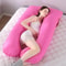 UShape Maternity Pillow Case Pure Cotton Multifunction Pregnancy Body Pillow Cover 276 X 512 In 0