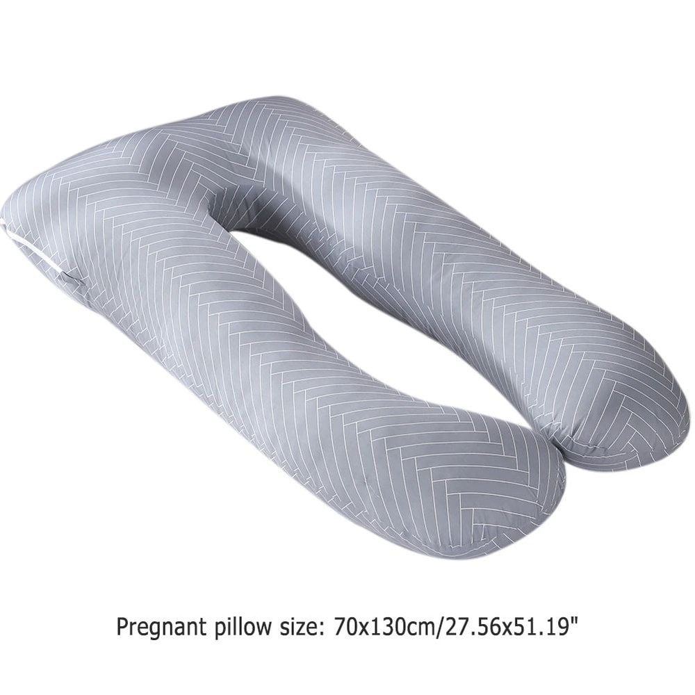 UShape Maternity Pillow Case Pure Cotton Multifunction Pregnancy Body Pillow Cover 276 X 512 In 5