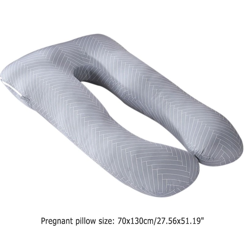 UShape Maternity Pillow Case Pure Cotton Multifunction Pregnancy Body Pillow Cover 276 X 512 In 5