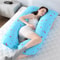 UShape Maternity Pillow Case Pure Cotton Multifunction Pregnancy Body Pillow Cover 276 X 512 In 2
