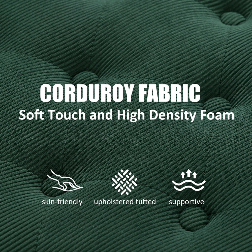 63in Tufted Storage Ottoman Bench Upholstered EndofBed Bench With Hidden Storage Rolled Arms 5