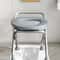 Foldable Stainless Steel Bedside Commode Chair Portable Toilet Chair For Elderly Pregnant Women 1