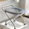 Foldable Stainless Steel Bedside Commode Chair Portable Toilet Chair For Elderly Pregnant Women 6