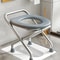Foldable Stainless Steel Bedside Commode Chair Portable Toilet Chair For Elderly Pregnant Women 6