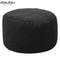 Round Linen Bean Bag Ottoman Filled Pouf Footstool For Living Room Tatami Seating 7