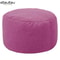 Round Linen Bean Bag Ottoman Filled Pouf Footstool For Living Room Tatami Seating 19