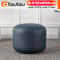 Small Round Faux Leather Bean Bag Ottoman Modern Stuffed Pouf Footrest Floor Seat 8