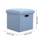 Folding Storage Ottoman Cube Collapsible Footrest Stool With Padded Lid For Living Room Dorm 5