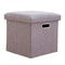Folding Storage Ottoman Cube Collapsible Footrest Stool With Padded Lid For Living Room Dorm 12
