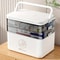 3Tier Medicine Cabinet Organizer Family Emergency Storage Box With LeakResistant Design 0