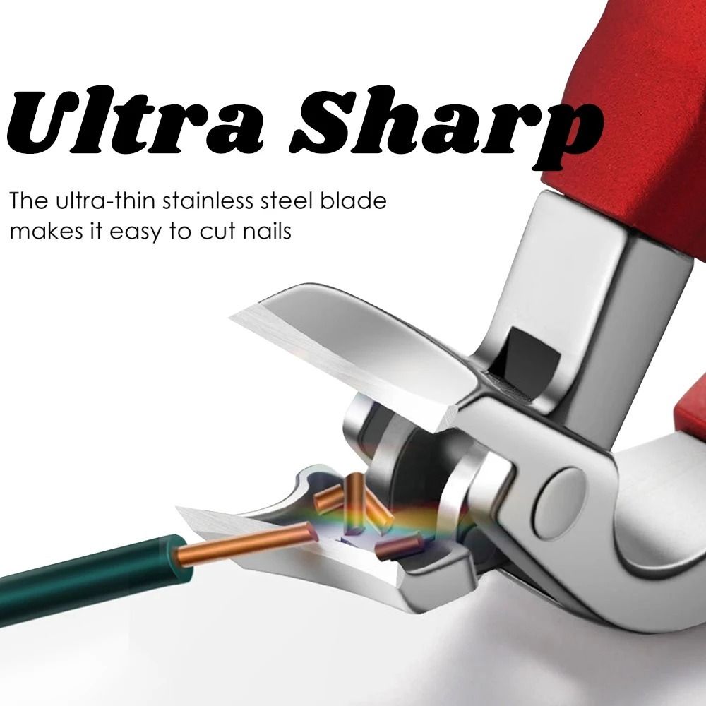 Large Anti-Splash Nail Clippers for Ingrown & Thick Nails | Professional Grooming Tool