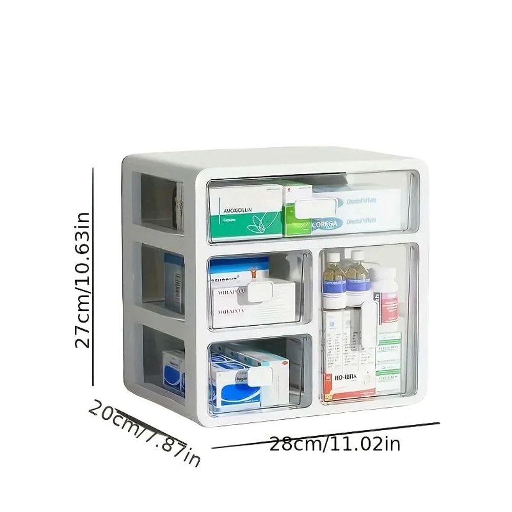 ProGuard MultiLayer Drawer Medicine Storage Cabinet Large Capacity Medical Organizer For Clinics 2