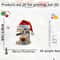 2D Acrylic Coffee Machine Christmas Ornament Adorable Holiday Coffee Lover Tree Pendant 5