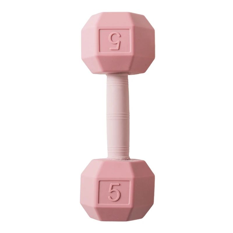 CheerBell Silicone Teething Dumbbell Rattle Toy For Babies 6