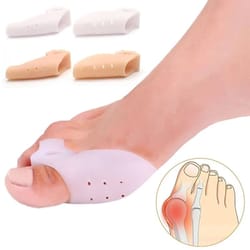 alignease silicone toe corrector & hallux valgus separator (1 pair)