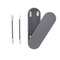 Reusable Silicone Ear Swabs With Travel Case DoubleHeaded Cleaning Makeup Correction Buds 8