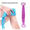 Silicone Back Scrubber Shower Belt DualSided Exfoliating Body Massage Brush 1