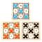 Montessori Wooden XO Puzzle Chess Game Educational Brain Training Toy For Kids 6
