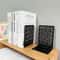 Crafted Door Design Metal Bookends Heavy Duty NonSlip Decorative Book Holders 0